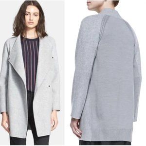 Vince Grey Wool Winter Jacket Large